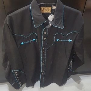 Scully Black Shirt
